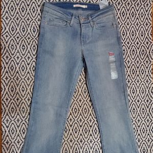 Levi's 715 bootcut light blue jeans size25 NWOT
